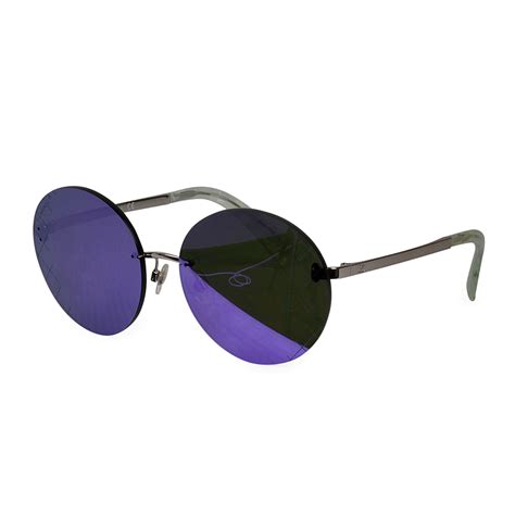 chanel round sunglasses 4216|CHANEL Mirrored Round Sunglasses 4216 Purple.